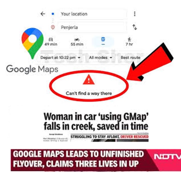 Google Maps cannot find Assi Ghat